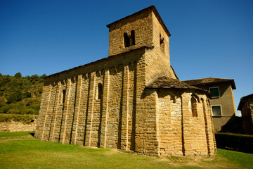 Iglesia de San Caprasio (s.XI).Santa Cruz de la Serós.Huesca.Cordillera pirenaica.Navarra.España.