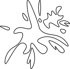 Beautiful colour paint splashes. Set of paint splashes. Vector illustration. Colorful splashes of paint collection,  Paint Splatter that is Hand Drawn 