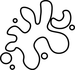 Obraz premium Beautiful colour paint splashes. Set of paint splashes. Vector illustration. Colorful splashes of paint collection, Paint Splatter that is Hand Drawn 