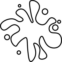 Beautiful colour paint splashes. Set of paint splashes. Vector illustration. Colorful splashes of paint collection,  Paint Splatter that is Hand Drawn 