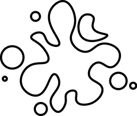 Obraz premium Beautiful colour paint splashes. Set of paint splashes. Vector illustration. Colorful splashes of paint collection, Paint Splatter that is Hand Drawn 