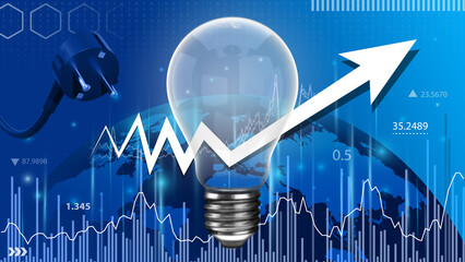 Expensive electricity cost due to using too much energy consumption appliance. Electricity cost and expensive energy concept.  © leestat