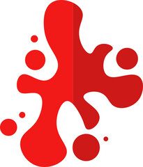 Beautiful colour paint splashes. Set of paint splashes. Vector illustration. Colorful splashes of paint collection,  Paint Splatter that is Hand Drawn 