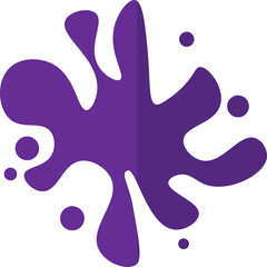 Beautiful colour paint splashes. Set of paint splashes. Vector illustration. Colorful splashes of paint collection,  Paint Splatter that is Hand Drawn 