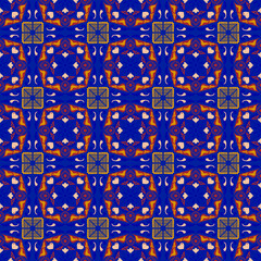 Nature Seamless Pattern Garden Floral Background Damask Aboriginal Ornament Art