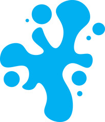 Beautiful colour paint splashes. Set of paint splashes. Vector illustration. Colorful splashes of paint collection,  Paint Splatter that is Hand Drawn 