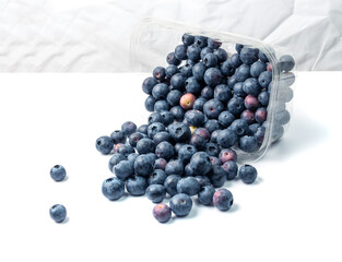 Blueberries, Huckleberry Isolated