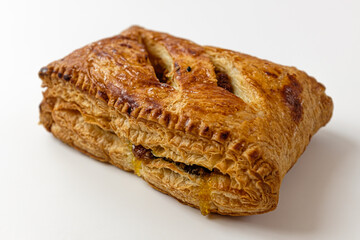 apple pie on a white background