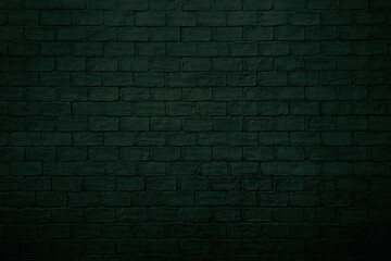 Fototapeta na wymiar Old Brick Wall Texture for Background in Tidewater Green Color Tone.