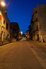 Straßen von Porto Cristo bei Nacht 