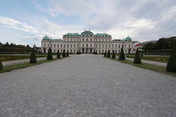 Schloss Belvedere aus Sicht des Schlossparks