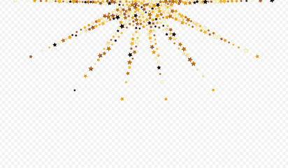 Gold Sky Vector Transparent Background. Golden