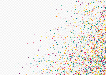 Green Polka FallingFestive Transparent