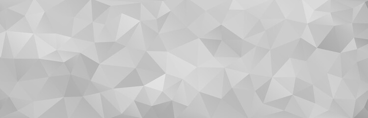 Seamless low poly gray gradient background.