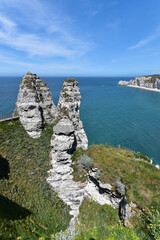 Frankreich - Étretat - Steilküste - Aussichtspunkt am Porte d'Aval