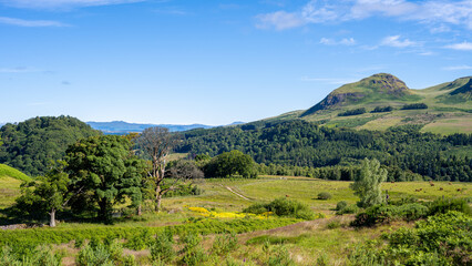 Dumgoyne is a hill prominent on the edge of the Campsie Fells and is a volcanic plug. Viewed from...