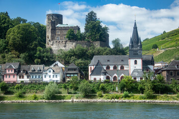 Fototapeta na wymiar Cruising the Rhine
