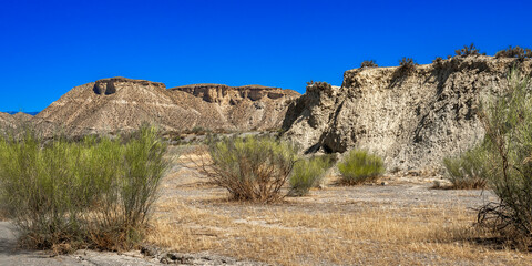 Tabernas Desert Nature Reserve, Special Protection Area, Hot Desert Climate Region, Tabernas, Almería, Andalucía, Spain, Europe
