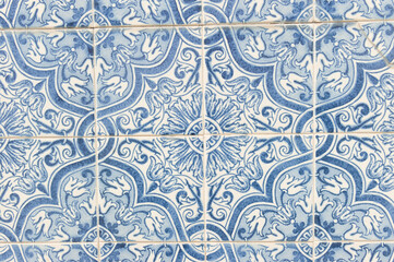 Traditional azulejos Aveiro Portugal