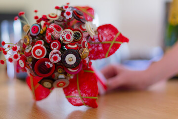 Button Bouquet 
