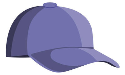 Headdress. Sports cap. Cartoon illustration