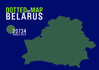 dotted map of belarus