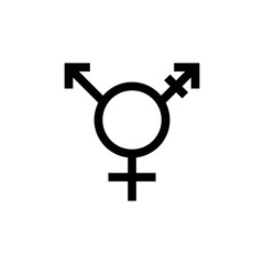 Fight, Lgbt, rainbow icon. Element of gender Identity icon