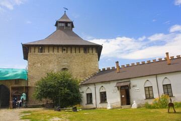 Fototapeta na wymiar Famous Medzhybozh Castle in Ukraine 