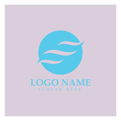 water wave,wave beach vector illustration design logo template