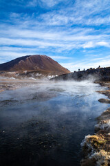 geysers del tatio, chile, atacama