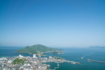 広島 医王寺・太子殿から眺める鞆の浦の絶景