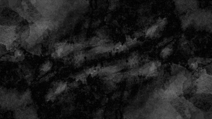 black wall, stone texture for the background. beautiful grey watercolor grunge. black marble texture background. misty effect for film , text or space. vector illustration