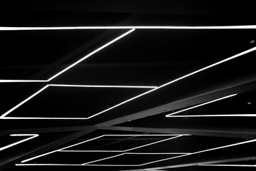 fluorescent lamp on ceiling