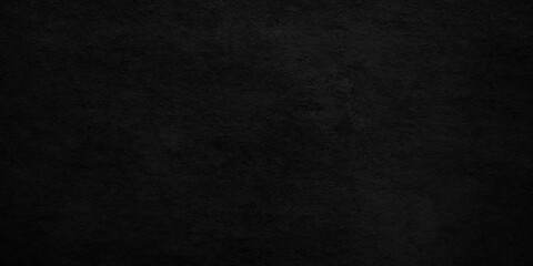 Black stone concrete grunge texture and backdrop background anthracite panorama. Panorama dark grey black slate background or texture.