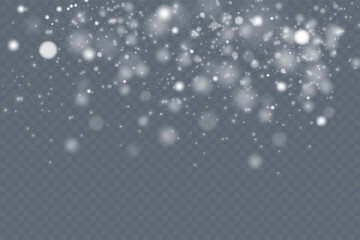White png dust light. Bokeh light lights effect background
