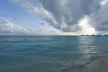 panorama and horizon of the Indian Ocean