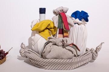 Korean traditional wrapping cloth packaging.