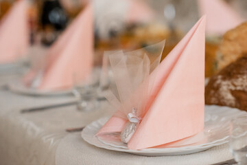 wedding table setting