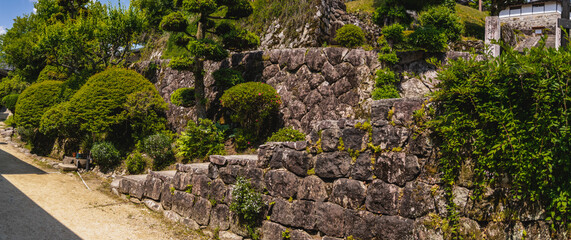 木曽路　妻籠宿の風景