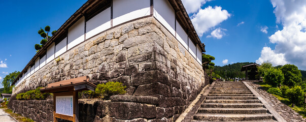 木曽路　妻籠宿の風景