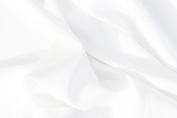 abstract white fabric background with soft be used as a background