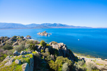 Bafa lake is a peaceful place, ringed by traditional villages such as Kapıkırı full of fisherman...