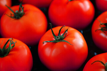 delicious tomatoes red and fresh tomatoes