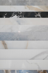 Colored marble for wall and floor tiles, marble surface close-up