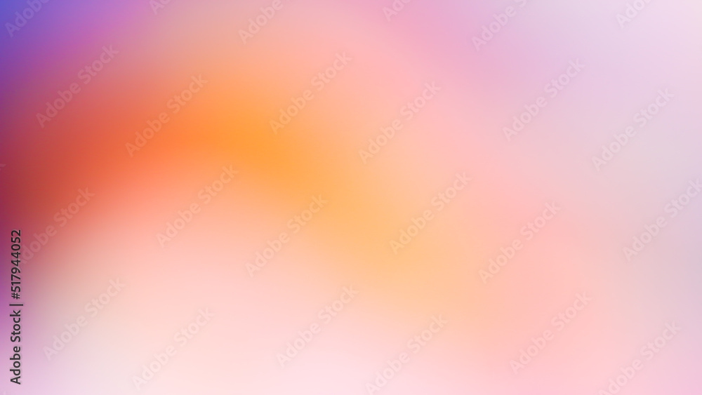 Wall mural gradient defocused abstract photo smooth pink and blue color background
