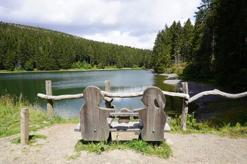 Der Liebesbankweg bei Hahnenklee im Harz