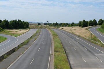 Ende einer Autobahn