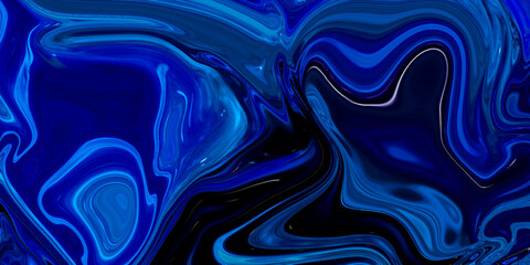 Luxurious colorful liquid marble surfaces design. luxury wallpaper. Blue marble abstract background texture. Indigo ocean blue marbling with natural luxury style swirls of marble