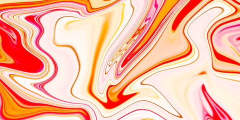 Luxurious colorful liquid marble surfaces design. Abstract liquid acrylic pours liquid marble surface design. Beautiful fluid abstract paint background. close-up fragment of acrylic oil paint marble.