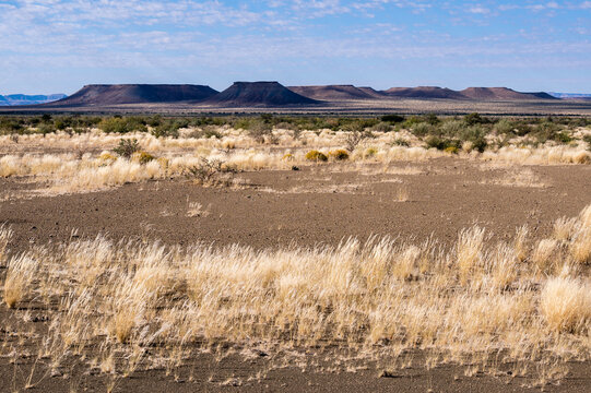 Table mountains in Namibia Africa
